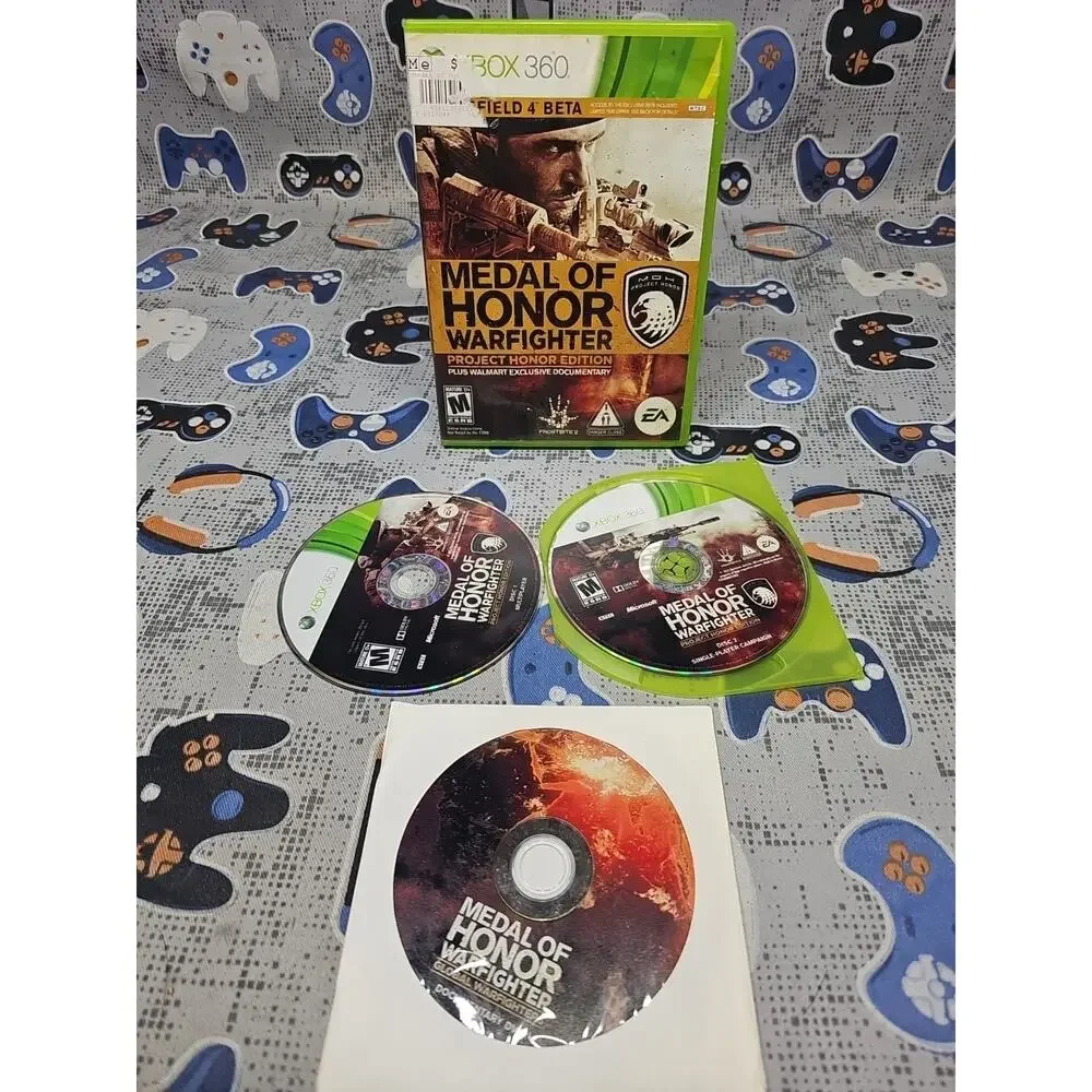 Medal of Honor: Warfighter - Project Honor Edition (Xbox 360) CLEANED & TESTED